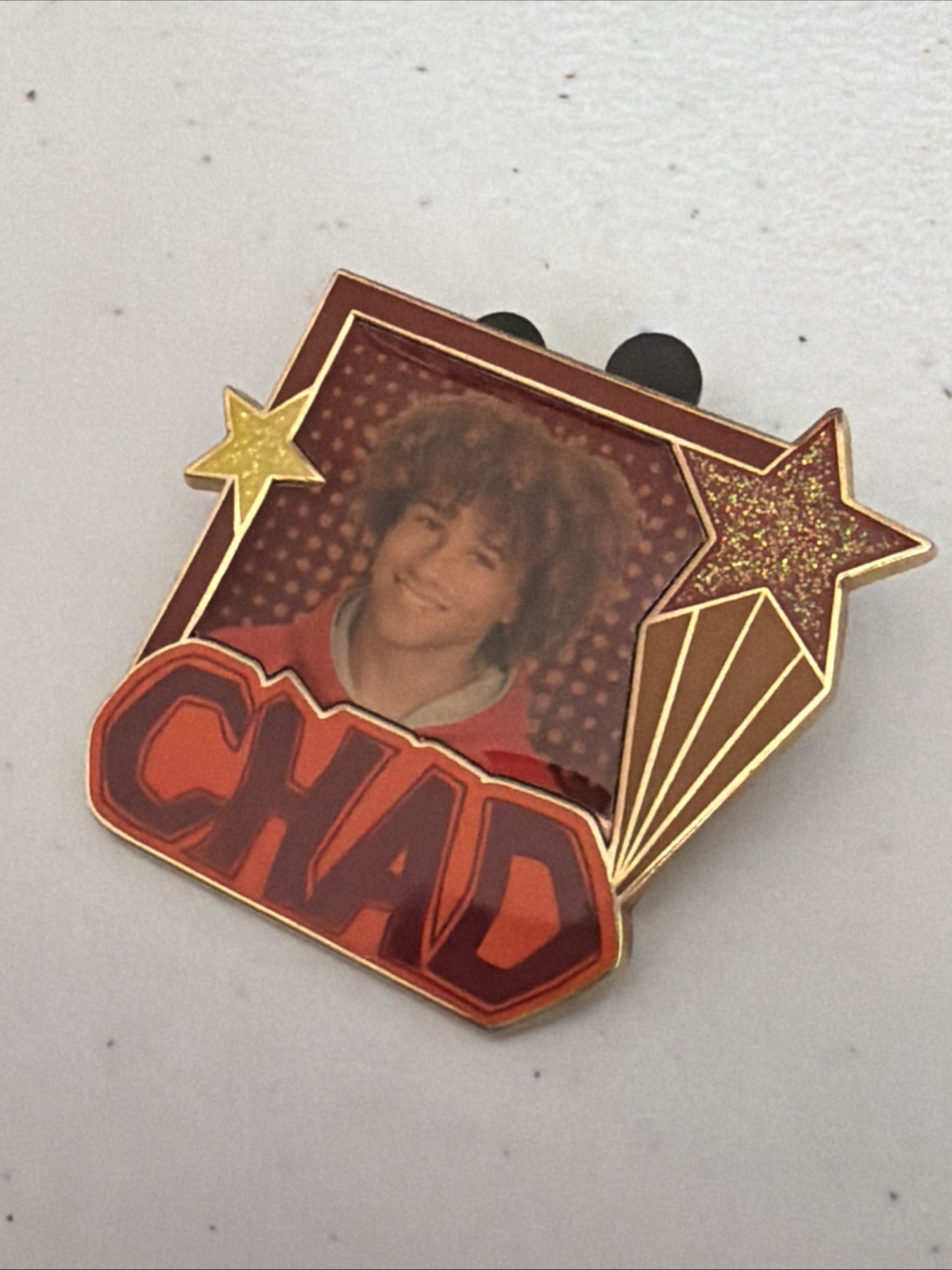 High School Musical 4-Pin Set (Booster Collection) Chad Only Pin VHTF