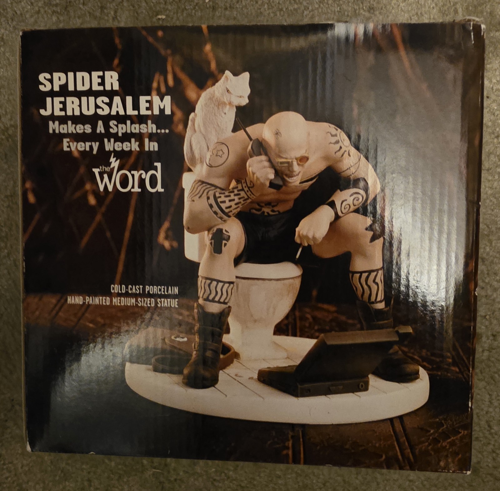 DC Direct Vertigo Transmetropolitan Spider Jerusalem Statue