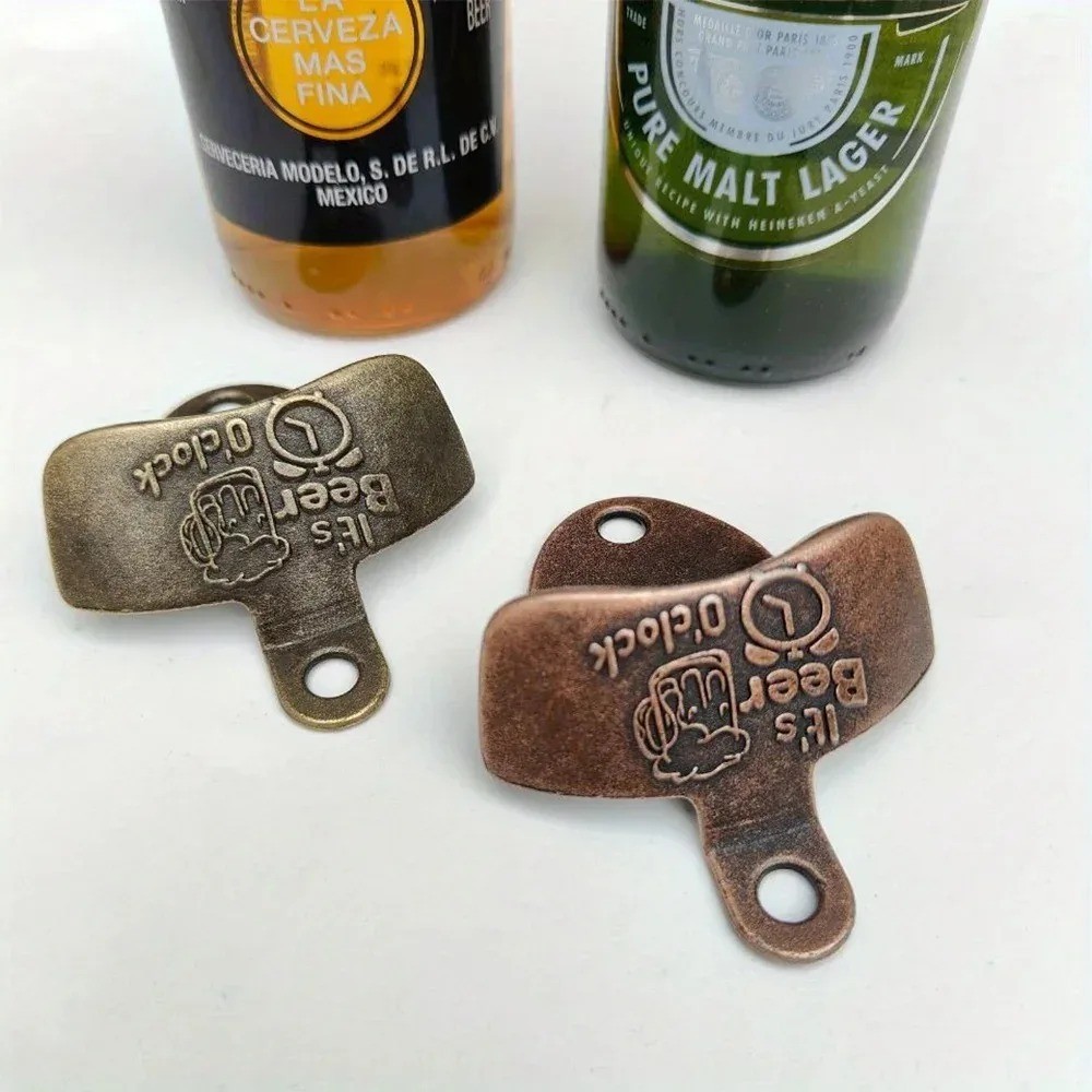 Can Opener Antique Bronze Wall Mounted Bottle, Soda Opener Bar Accessories