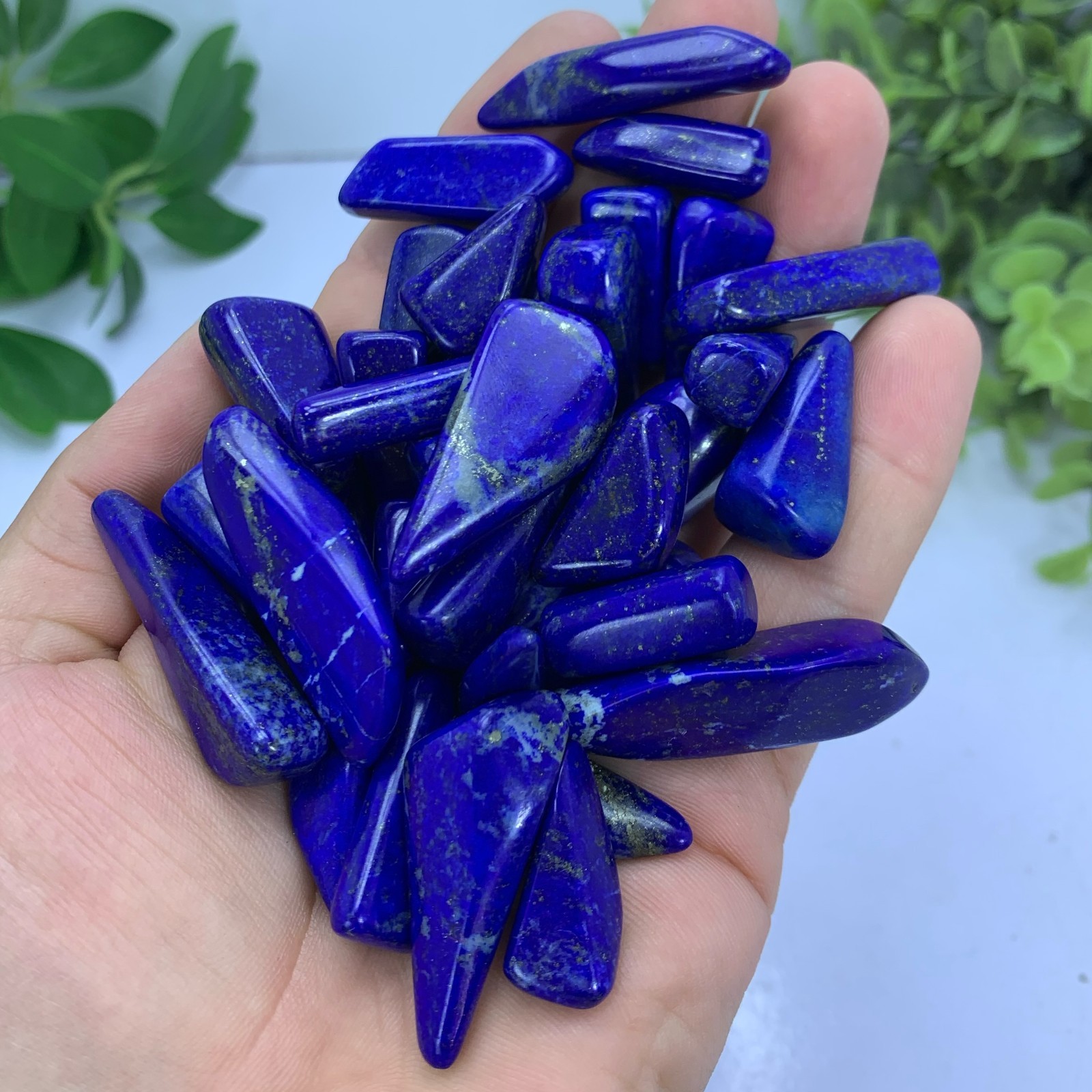 Best Quality Lapis Lazuli Blue Polished Tumbles Lot, Lapis Lazuli Polished Tumbl