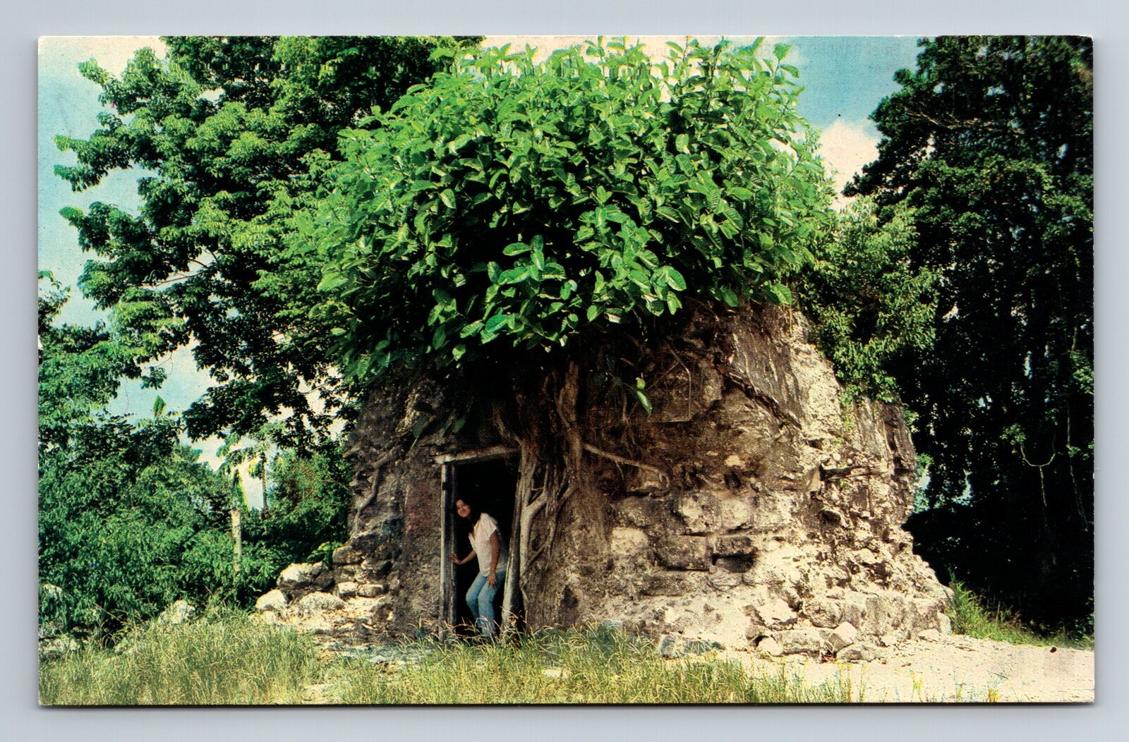 Mexico Cozumel,ROO Rancho El Cedral Mayan Ruins MX Quintana Roo Vintage