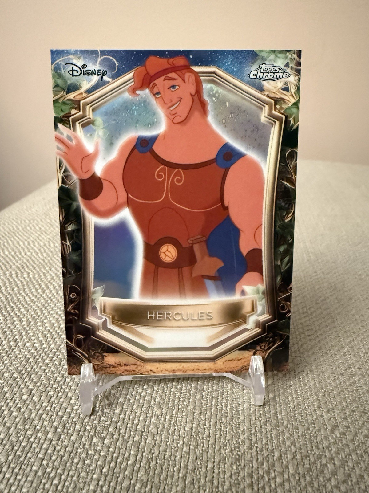2025 Topps Disney Wonder HERCULES #E-13 Enchantments SP Chrome Refractor