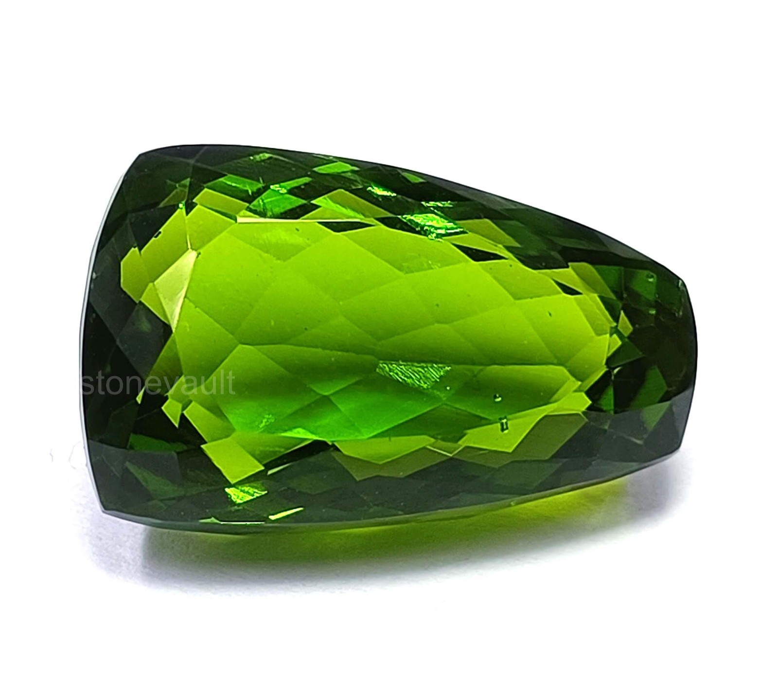 44.10 Ct Fancy Shape Natural Green Peridot Loose Stone – Certified Gemstone 5SDI