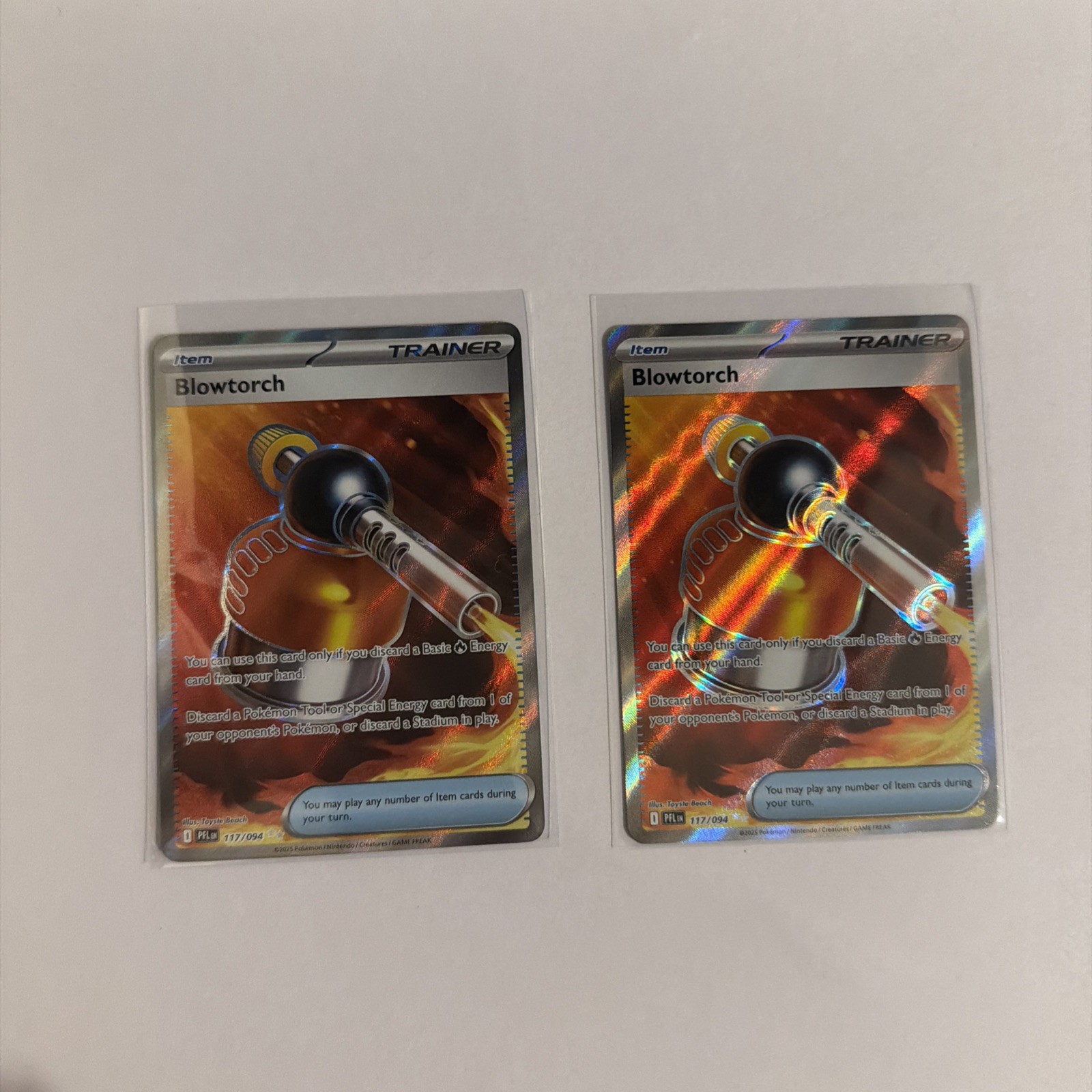 Blowtorch Full Art Ultra Rare ME2 Phantasmal Flames 117/094 NM English
