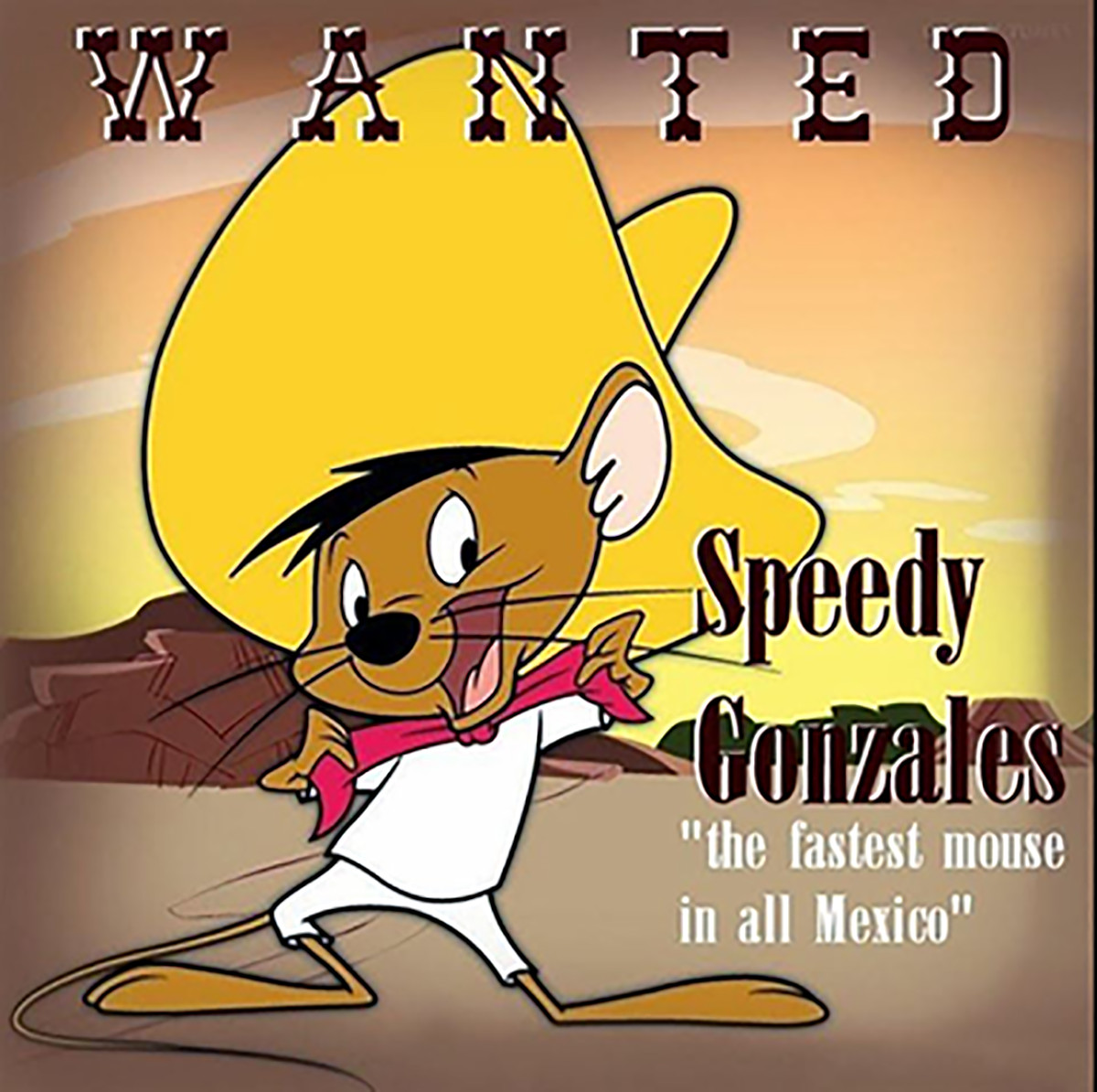 Speedy Gonzales Looney Tunes Arriba High Quality Metal Fridge Magnet 4×4 8708