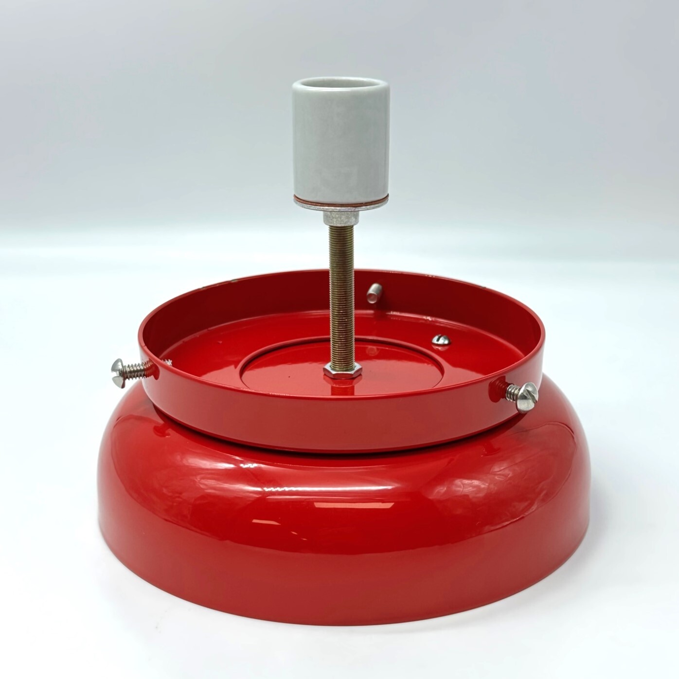 GAS PUMP GLOBE LAMP BASE – 6″ BASE W MATCHING COLOR HOLDER – FREE SHIPPING!