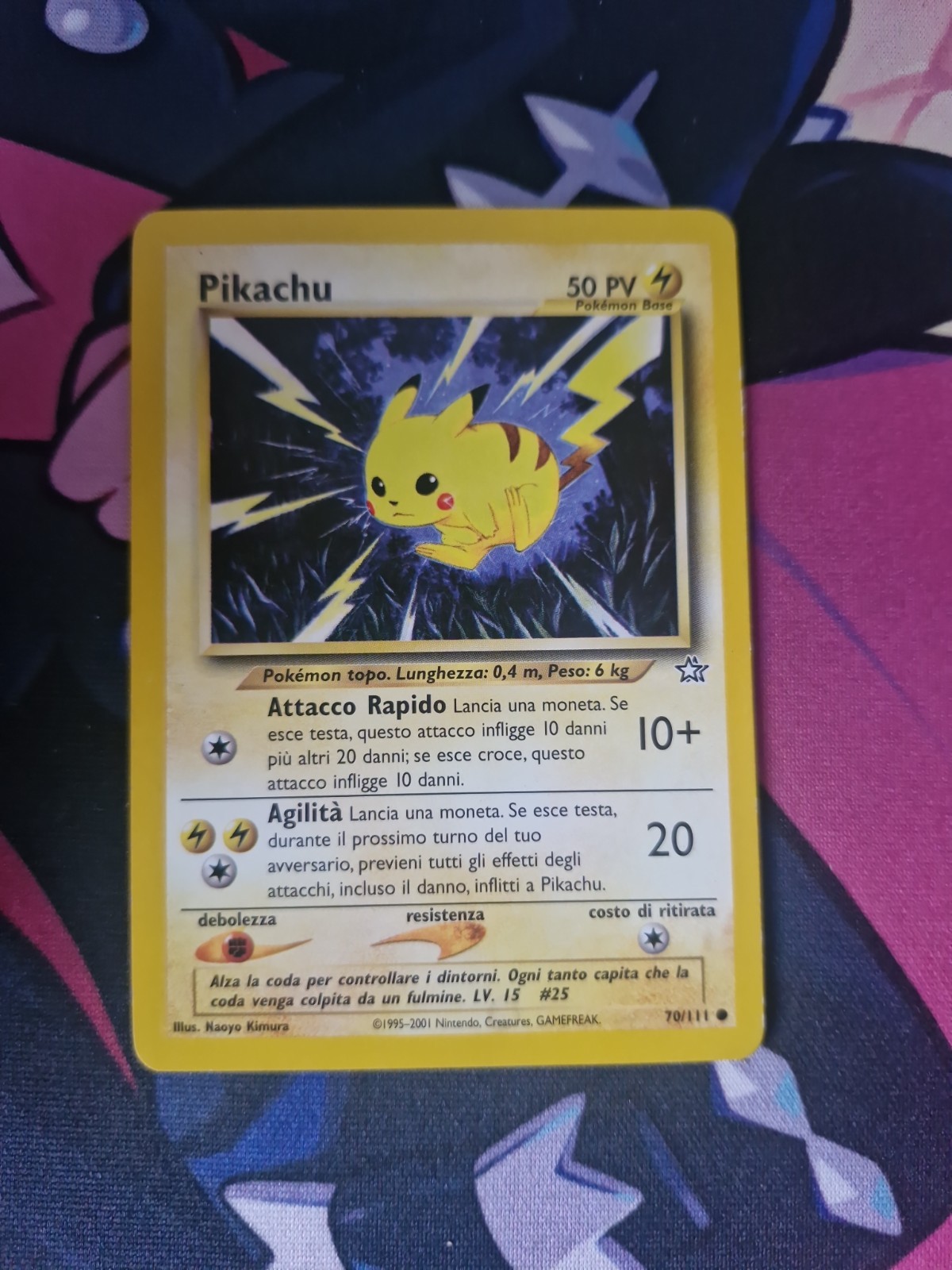 Pikachu 70/111 Regular Neo Genesis Pokemon TCG (NOT ENGLISH)