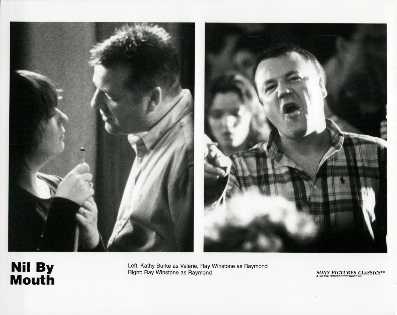 Nil By Mouth Movie Still Silver Gelatin Print Sony Pictures Classics 1997 Film
