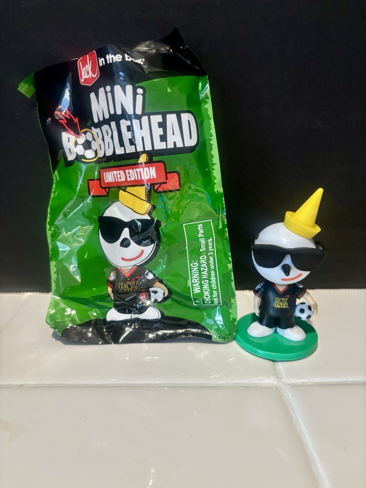 Jack In The Box HOT ONES JACK 2026 Mini Bobblehead Limited Edition NEW