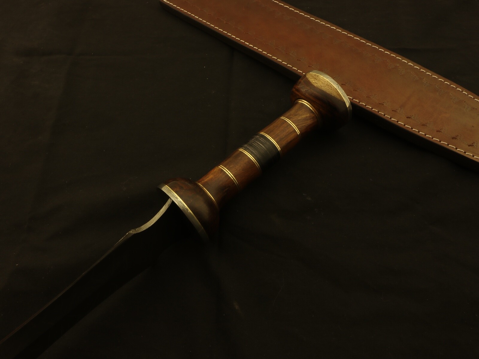 Roman Gladius Historical Custom Handmade Damascus Steel, Warrior Sword & Sheath