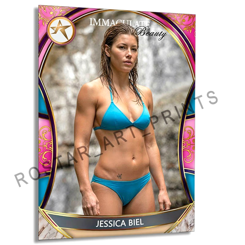 JESSICA BIEL 2000s Actress Retro Beauty GOF Rostar CUSTOM SP Card Limited JBL2