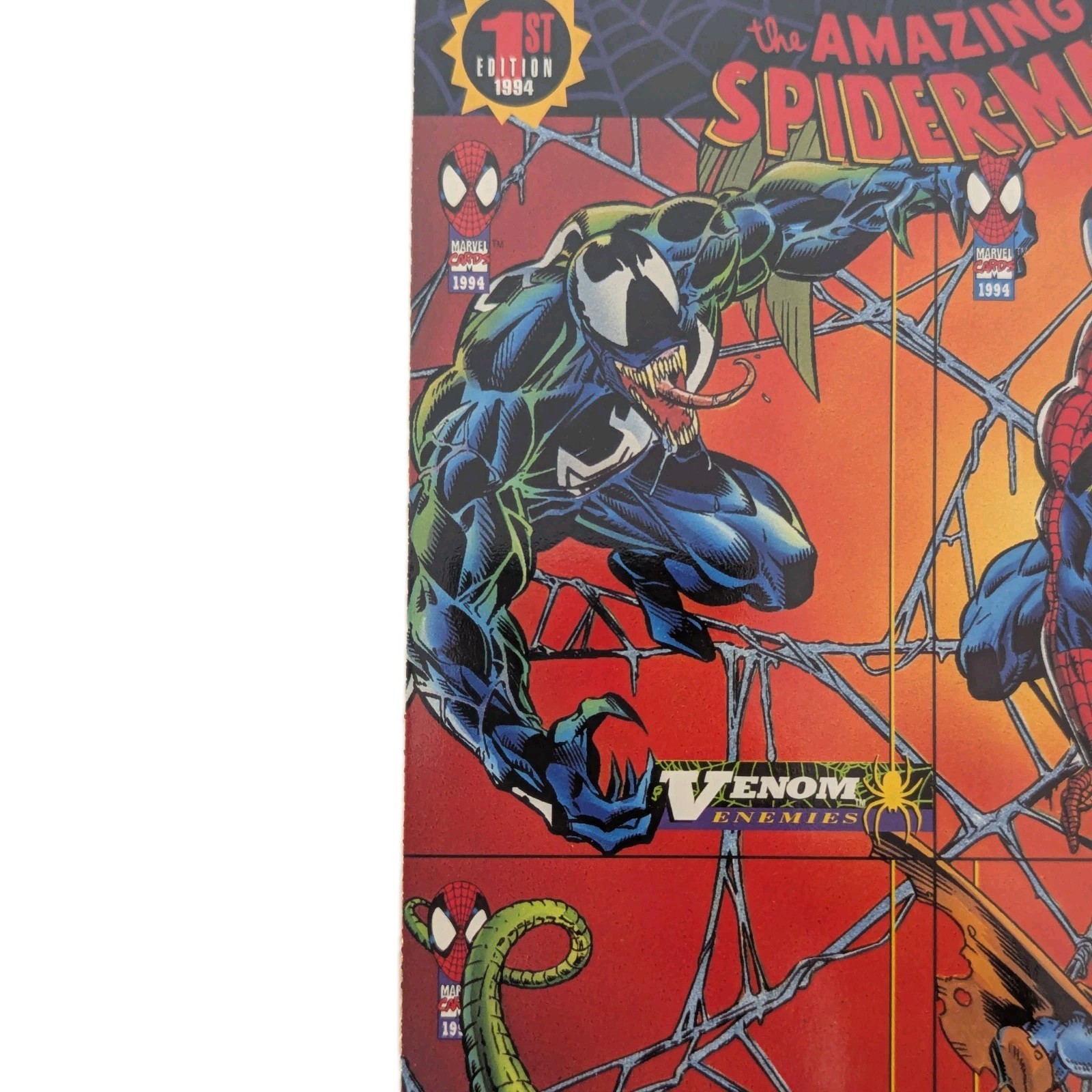 1994 Fleer Amazing Spider Man 1st Edition Marvel Comic Trading Card Uncut Promo