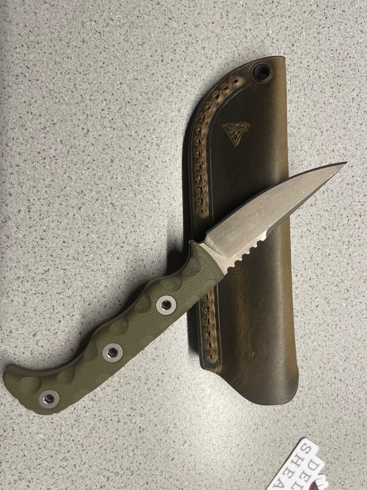 TKELL Agent 004 Sterile custom leather pocket sheath