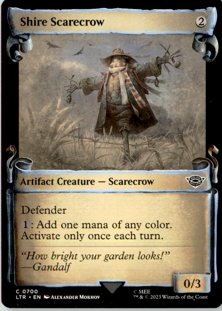 MTG | Shire Scarecrow | Showcase Scrolls 0700 | Universes Beyond
