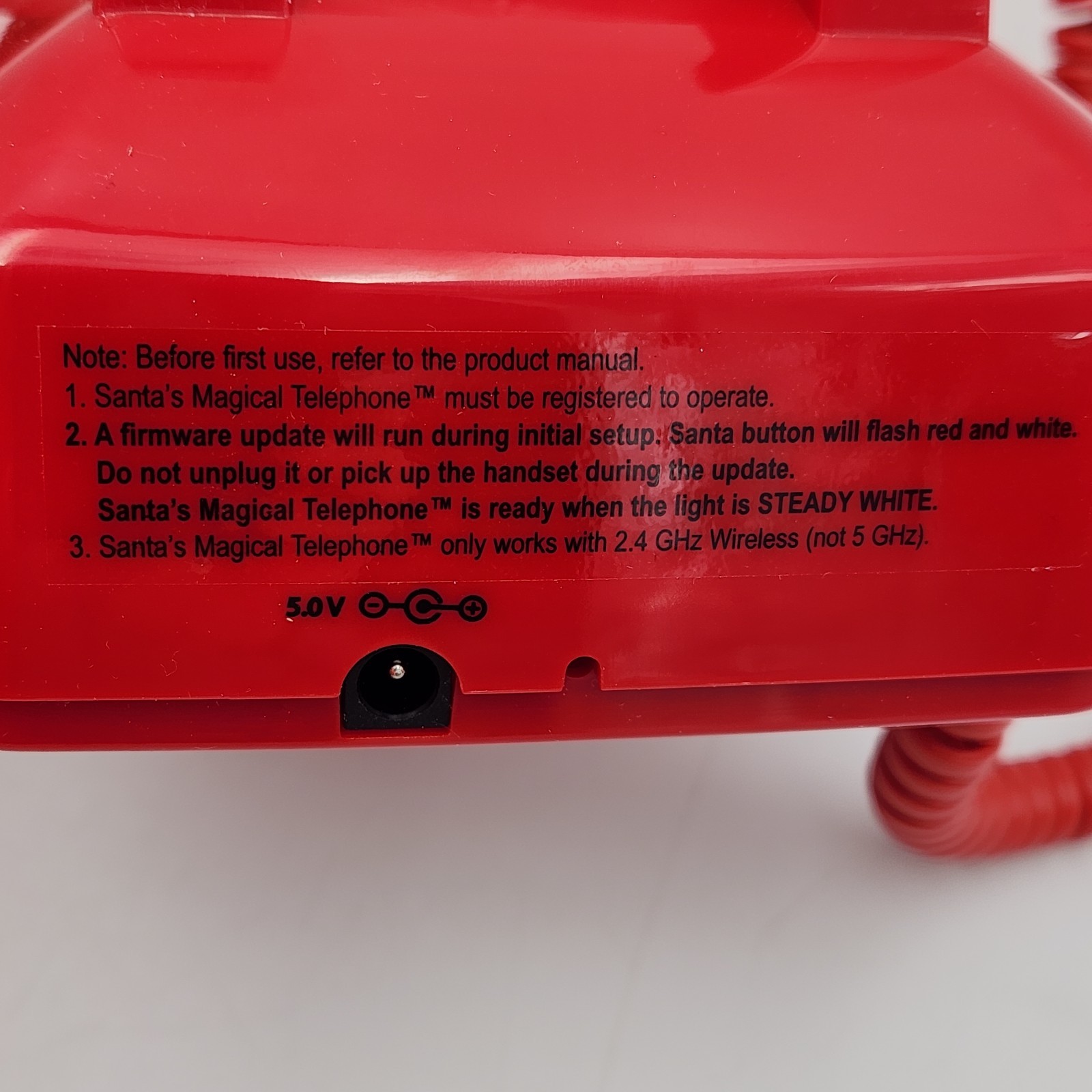 New! Mr. Christmas Santa’s Interactive Magical Telephone 60 Minutes Included