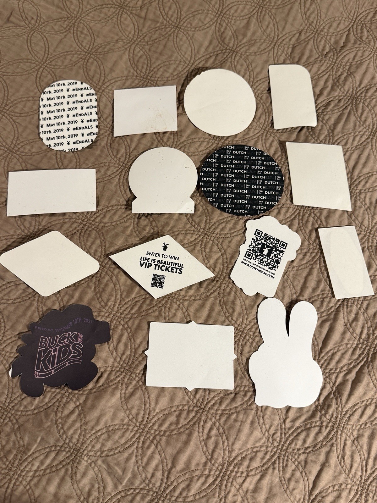 Lot of 15 Various Dutch Bros Stickers – No Duplicates