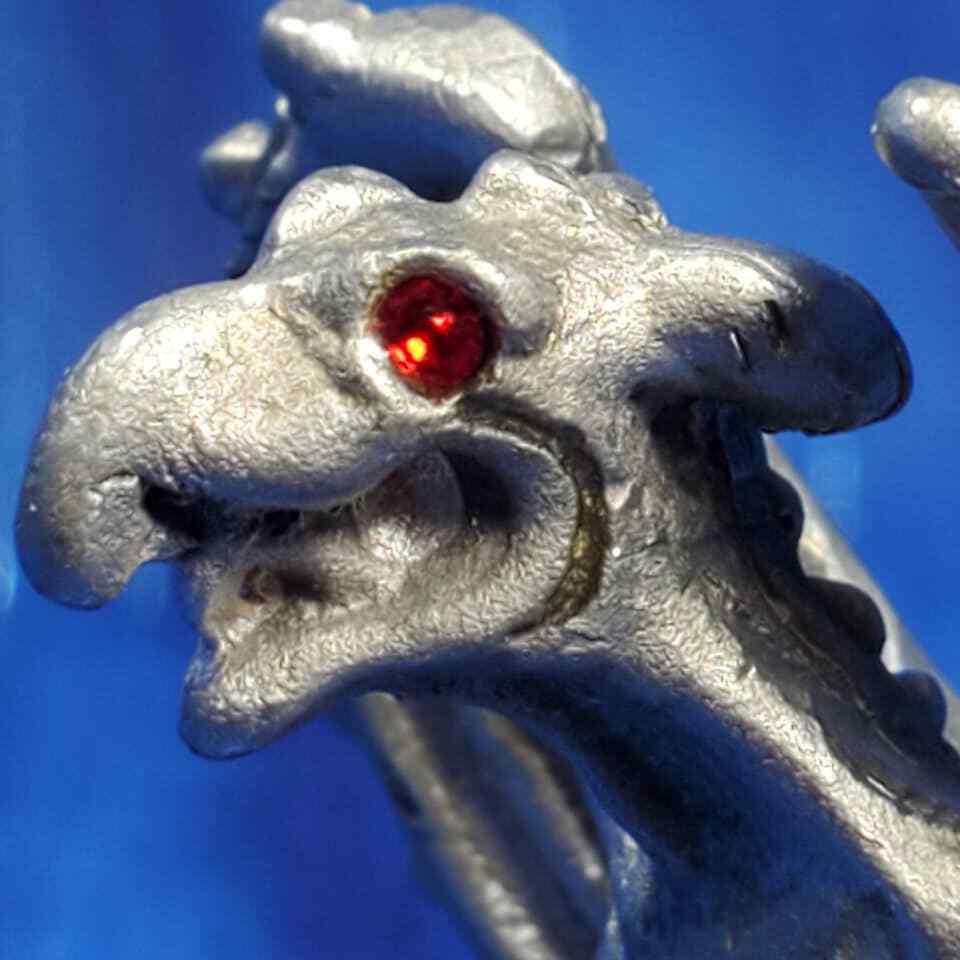 Old One Red Eyed Eagle Gargoyle Castle pewter fantasy figurine *rare* *NEW*