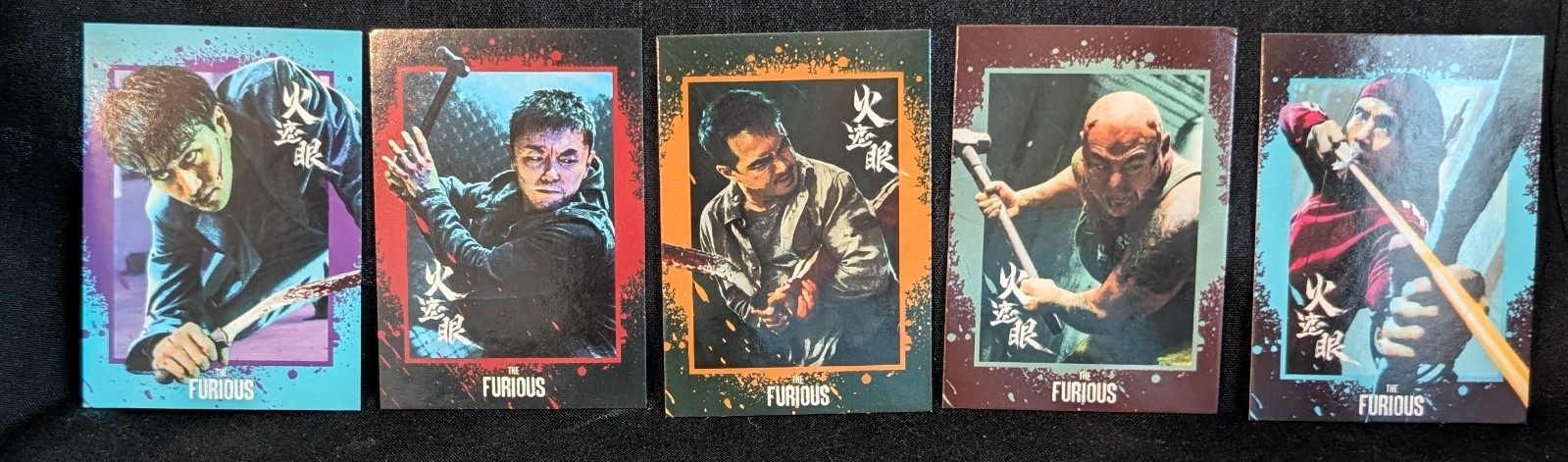 The Furious 2026 Movie Limited Edition Promo Trading Cards -Complete Set of 5 NM