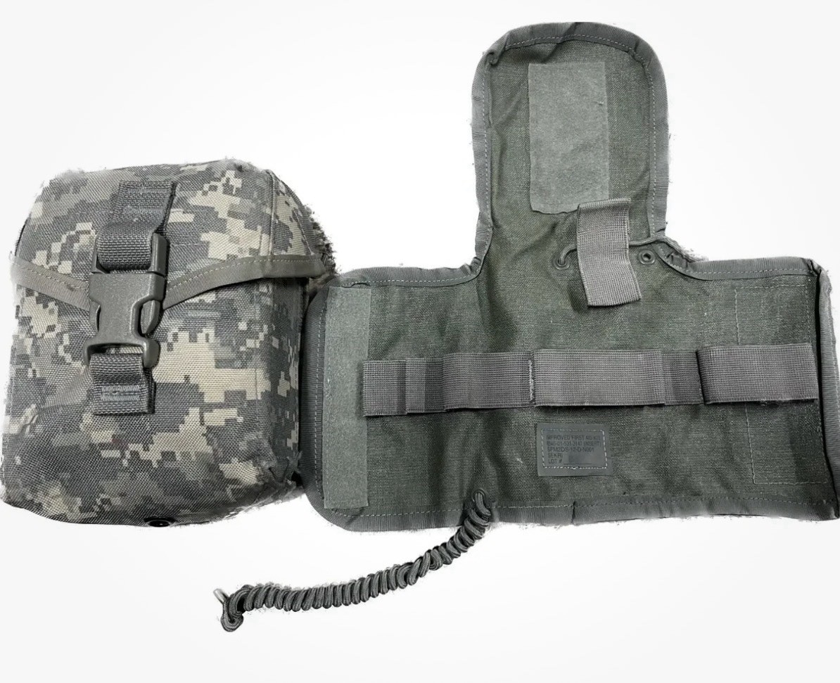 US Army ACU Molle IFAK First Aid Pouch with Insert – No Contents EXCELLENT