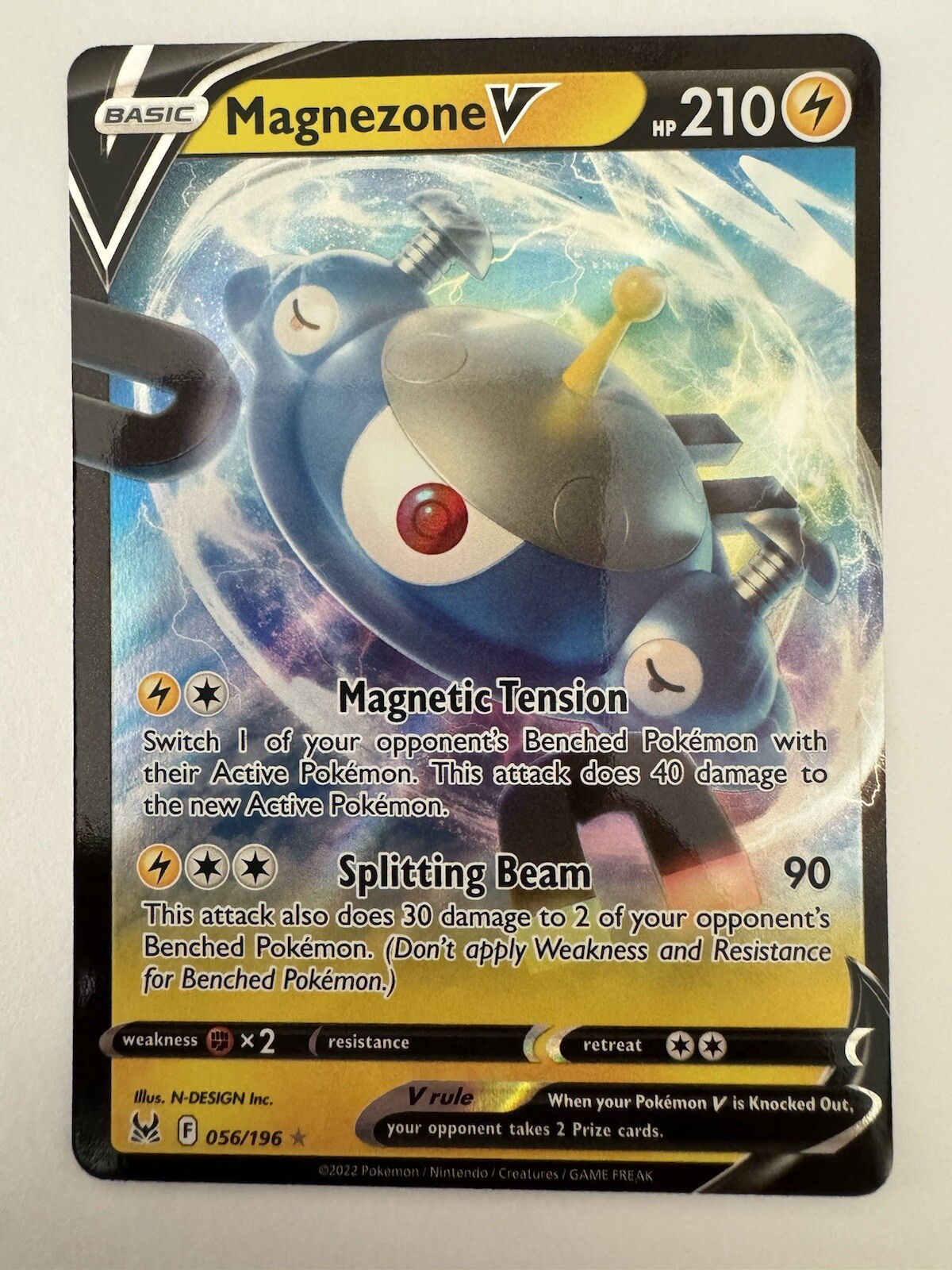 Magnezone V 056/196, Pokemon, Lost Origin, Sword And Shield