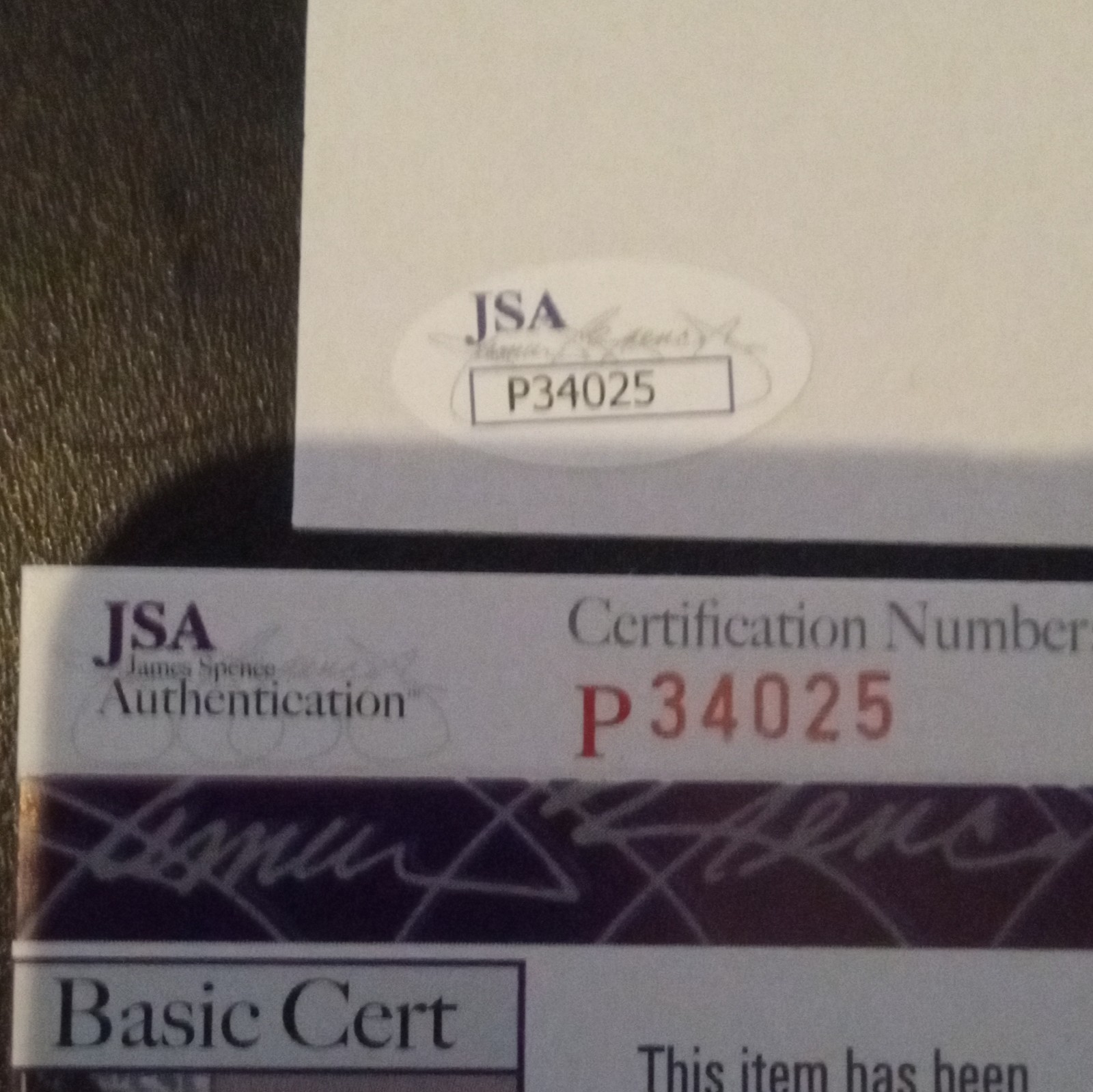 Astronaut Signature Daniel Brandenstein Paper, James Spence (JSA) COA #P34025