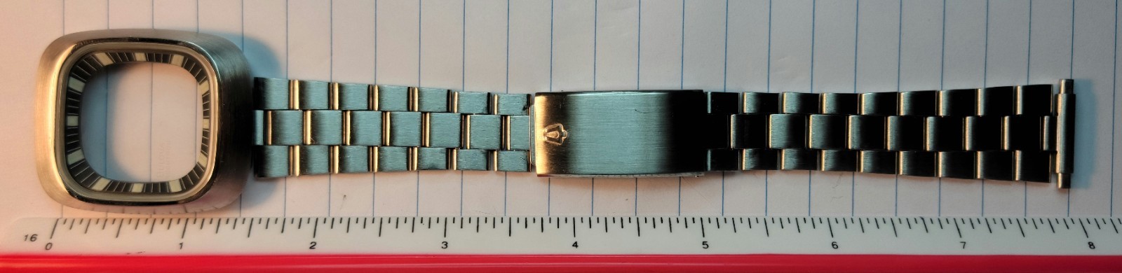 Restored 1973 Model #7387 Swiss Bulova Accutron 214 Stainless Spaceview Watch