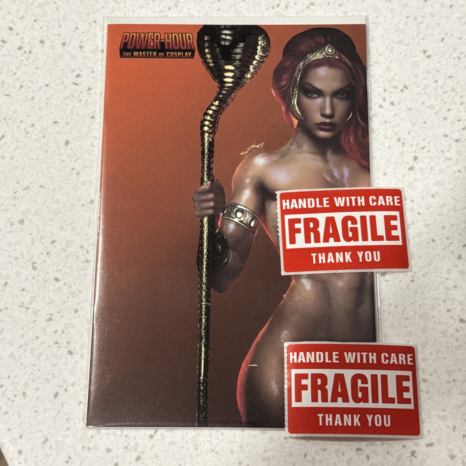 POWER HOUR #1 – Shikarii Teela Ful n00d Orange Masters of Cosplay – NM