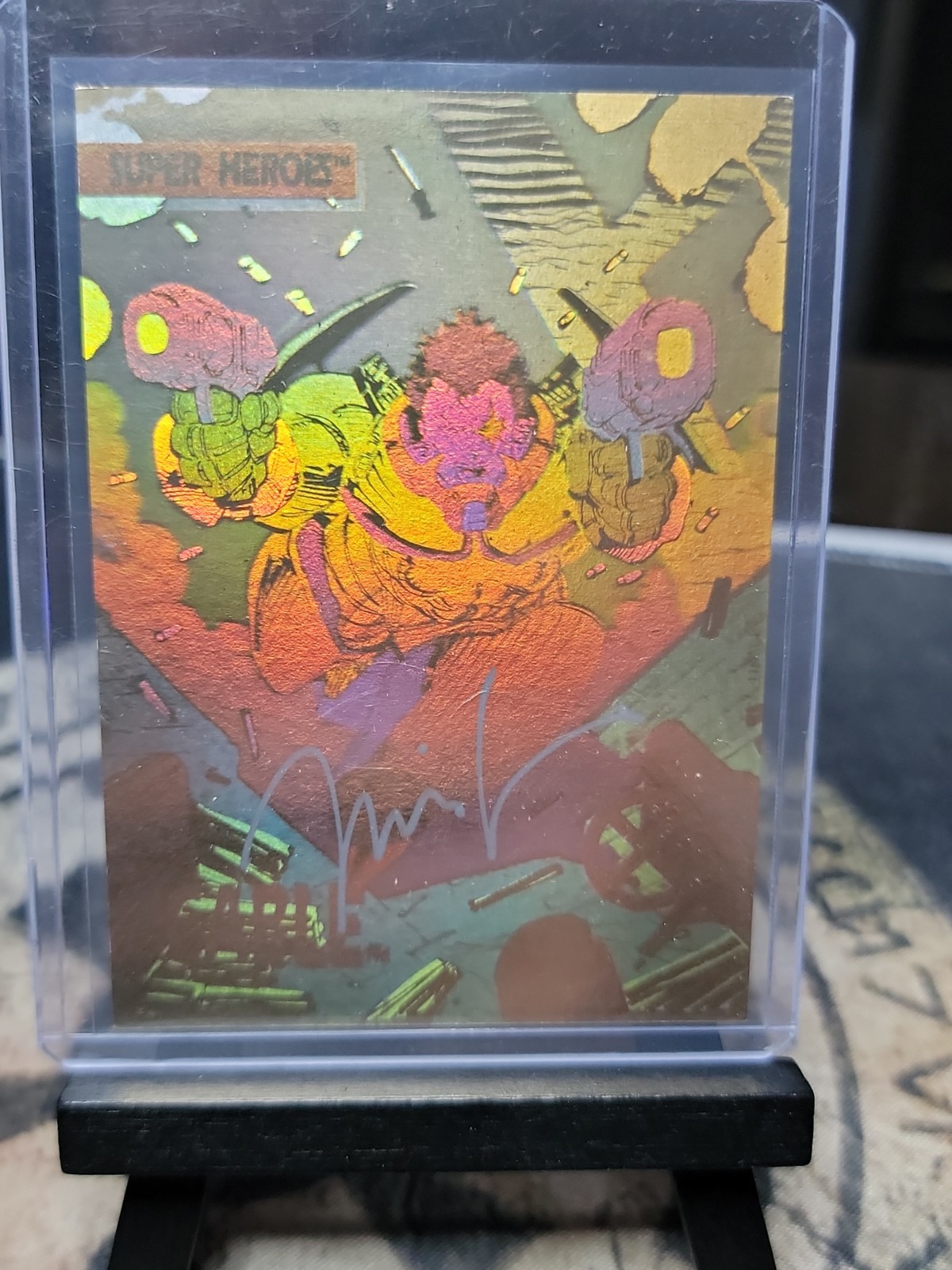 1992 Impel Marvel X-Men Series 1 Gold Hologram Insert Set W/ 5x Jim Lee Autos