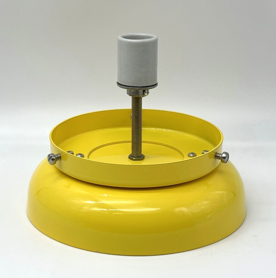 GAS PUMP GLOBE LAMP BASE – 6″ BASE W MATCHING COLOR HOLDER – FREE SHIPPING!