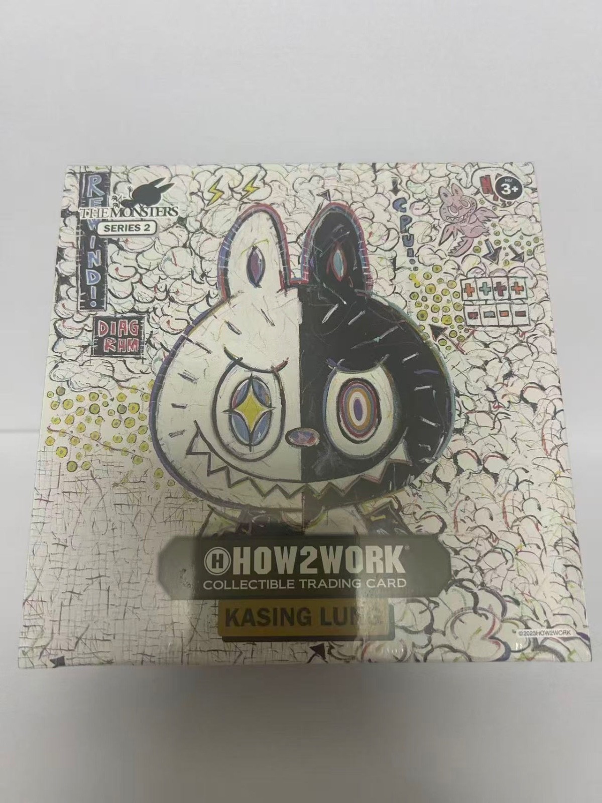 HOW2WORK Series 2: The Monsters Trading Cards Booster Box Unopened Labubu