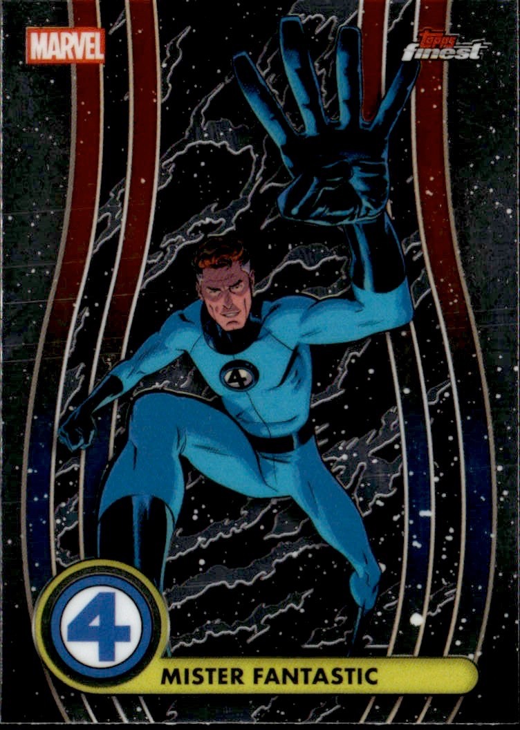 2026 Topps Finest Marvel Fantastic Four Mister Fantastic #001 Common