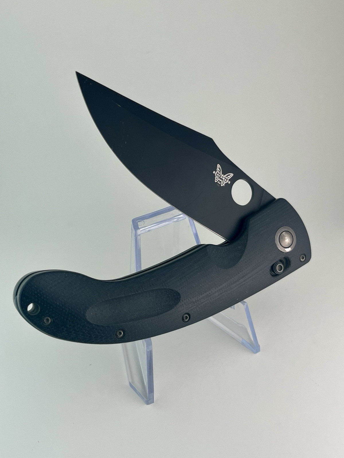 Benchmade 741BK LUM Onslaught AXIS Lock Black G10 Plain Drop Point Knife