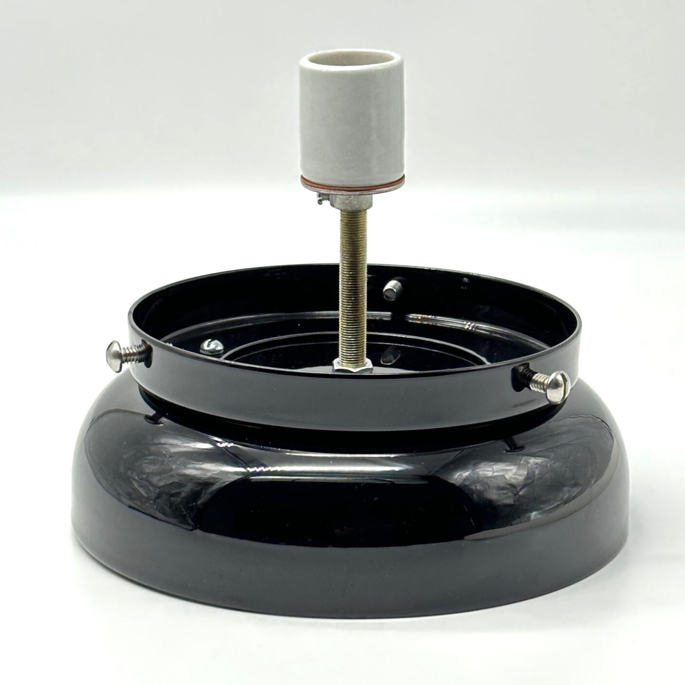 GAS PUMP GLOBE LAMP BASE – 6″ BASE W MATCHING COLOR HOLDER – FREE SHIPPING!