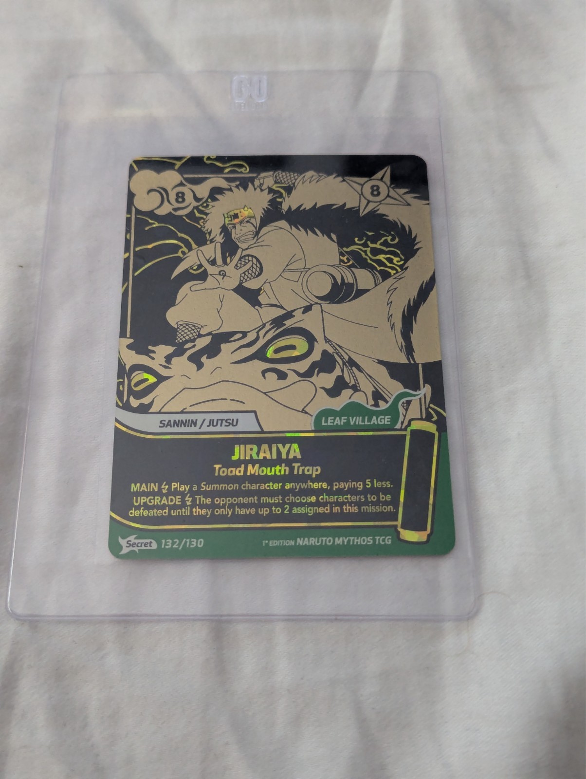 Naruto Mythos 1st EDITION | Jiraiya SECRET Rare 132/130