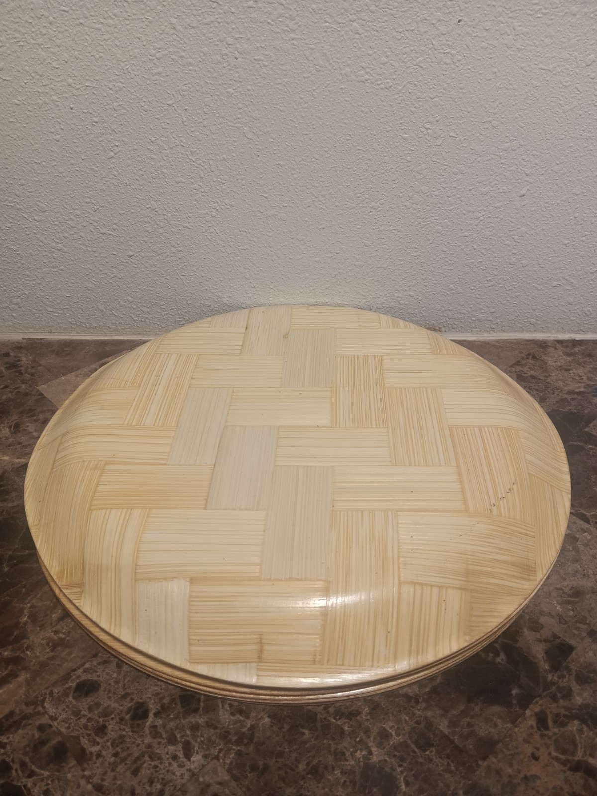 Vintage Decorative 12″ Bamboo Plates (6)