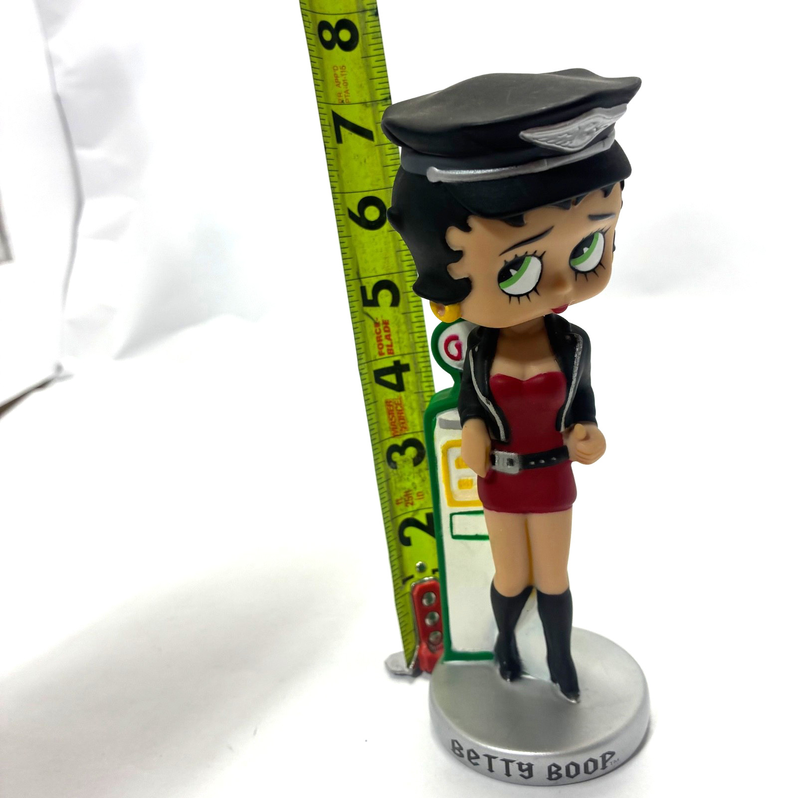 2002 FUNKO WACKY WOBBLER BIKER BETTY BOOP BOBBLEHEAD FIGURE CARTOON CLASSIC
