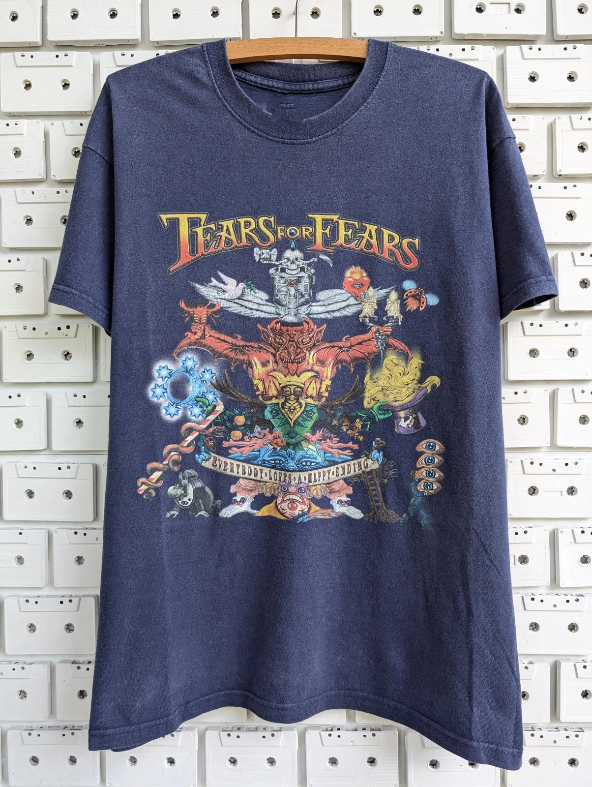 Retro Tears for Fears Band Music Short Sleeve T- Shirt All Size S-5XL BT524
