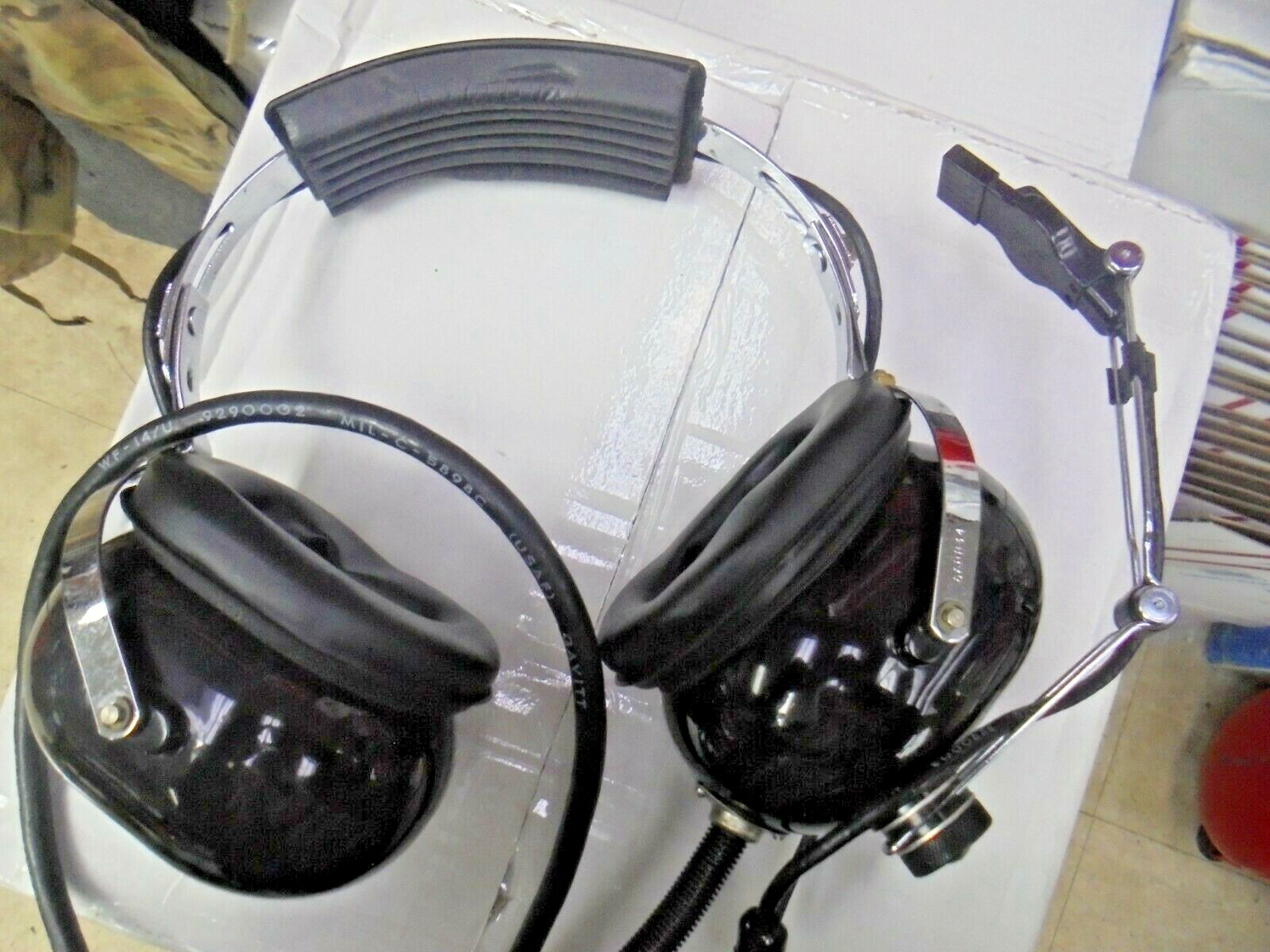 DAVID CLARK AIR CREW HEADSET MICROPHONE 16831G-O1 NSN 5965-00-168-9624
