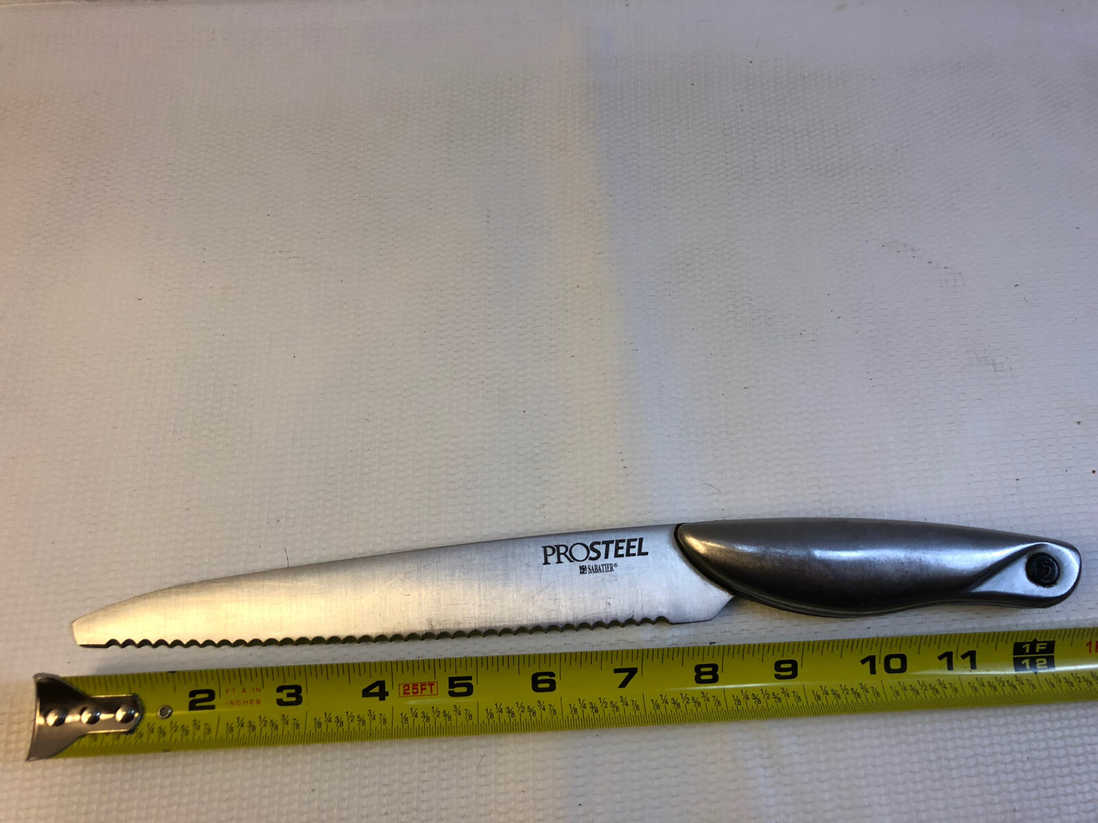 7” Blade Serrated Sabatier Prosteel Meat Craving Chef Cook Steak Knives Kitchen