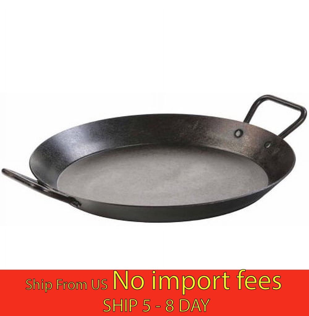 Lodge 15in Carbon Steel Skillet CRS15 Dual Handles…(wa)