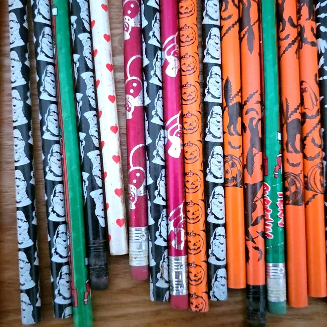 Vintage Holiday Pencils 100+ Halloween Christmas Birthday Valentines Berol