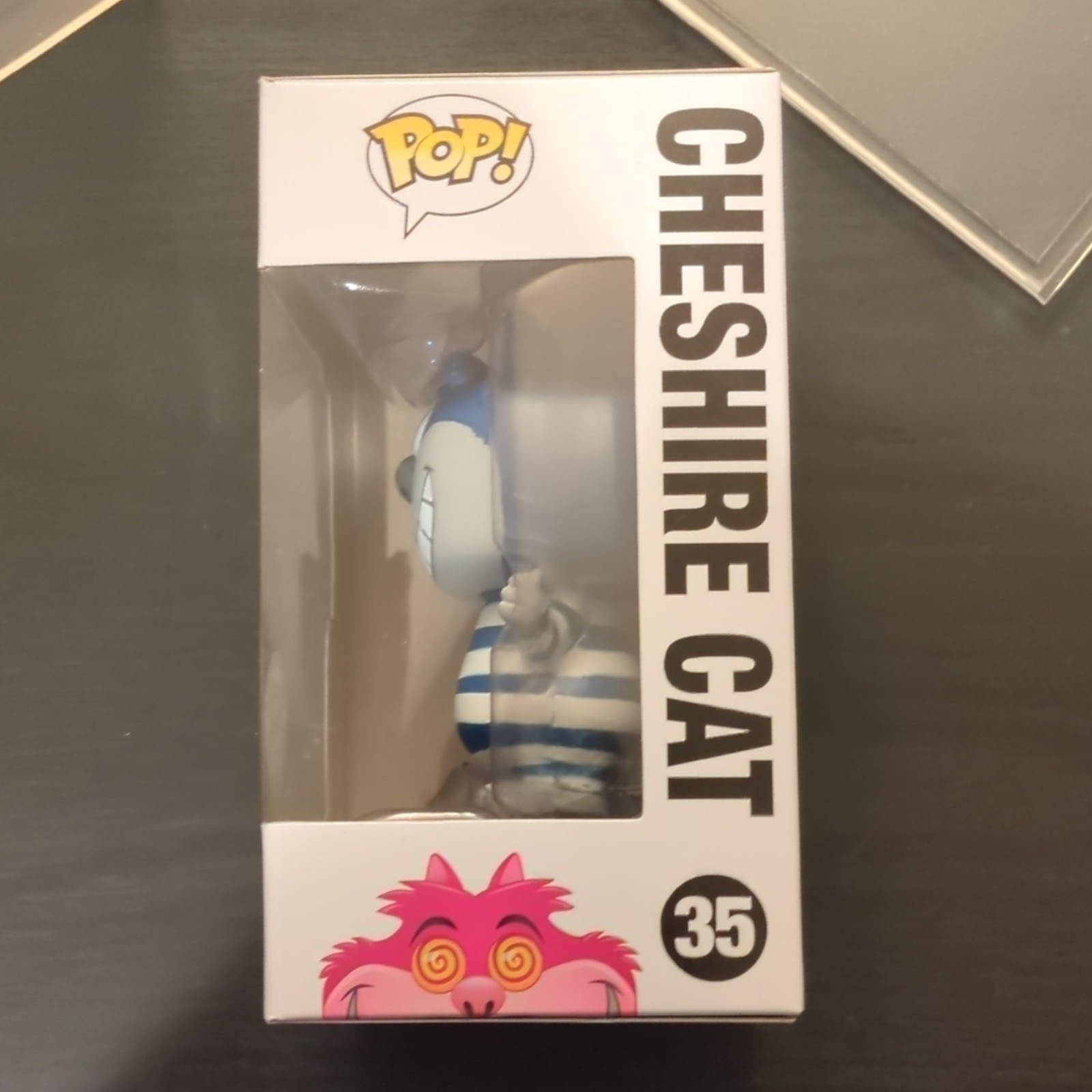 Funko Disney Blue Cheshire Cat Pop! Vinyl #35 SDCC 2012 480 pcs w/Hard Protector