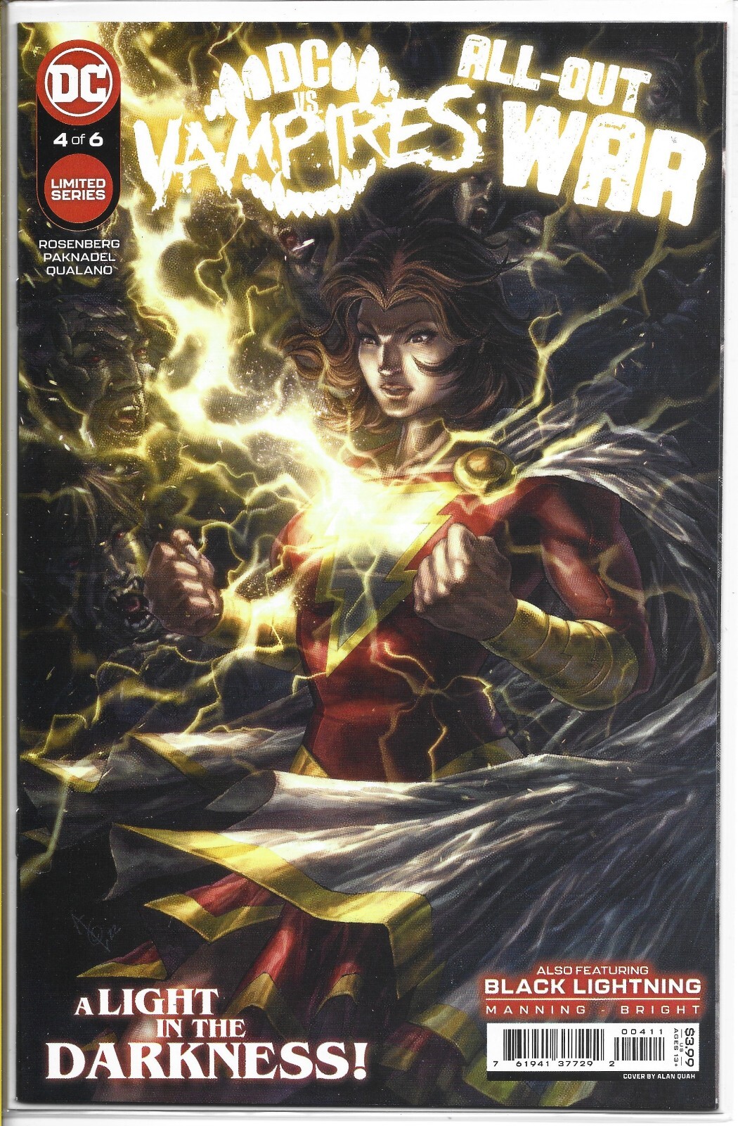 DC VS VAMPIRES ALL OUT WAR #4 DC COMICS 2022 BAGGED AND BOARDED