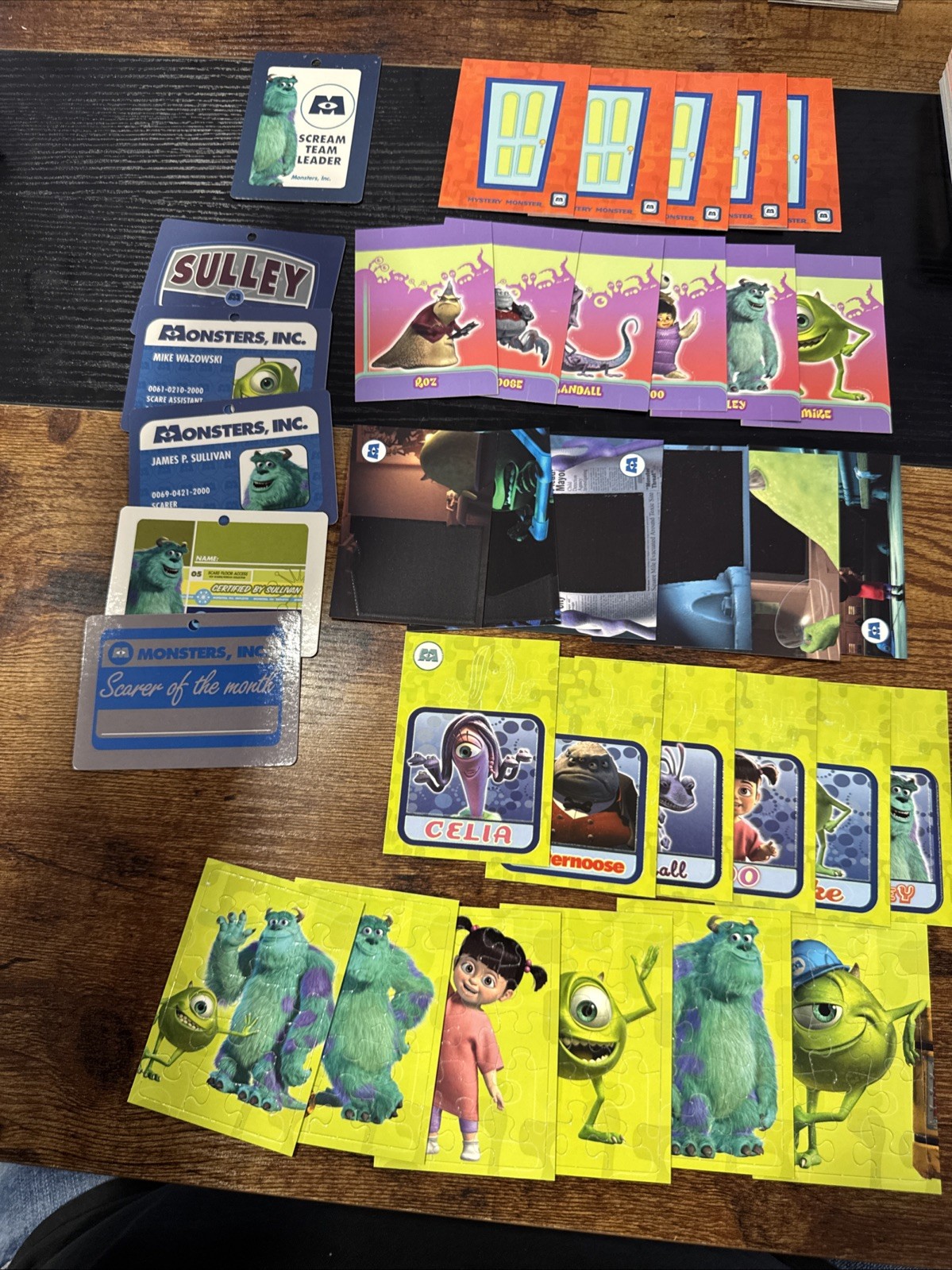 2001 Topps Disney Pixar Monsters Inc Set + Insert Sets LOOK!!!