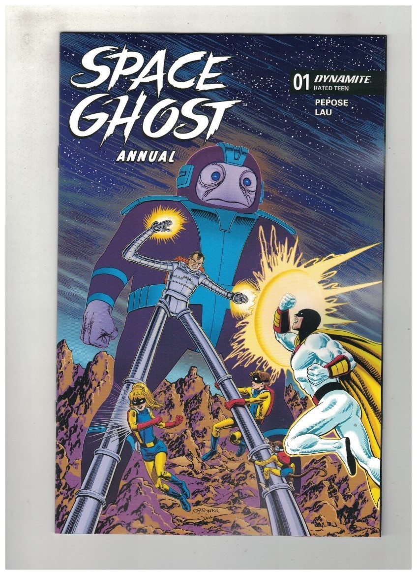 SPACE GHOST ANNUAL 2026 VOL 2 #1 – JERRY ORDWAY VARIANT COVER D – DYNAMITE/2026