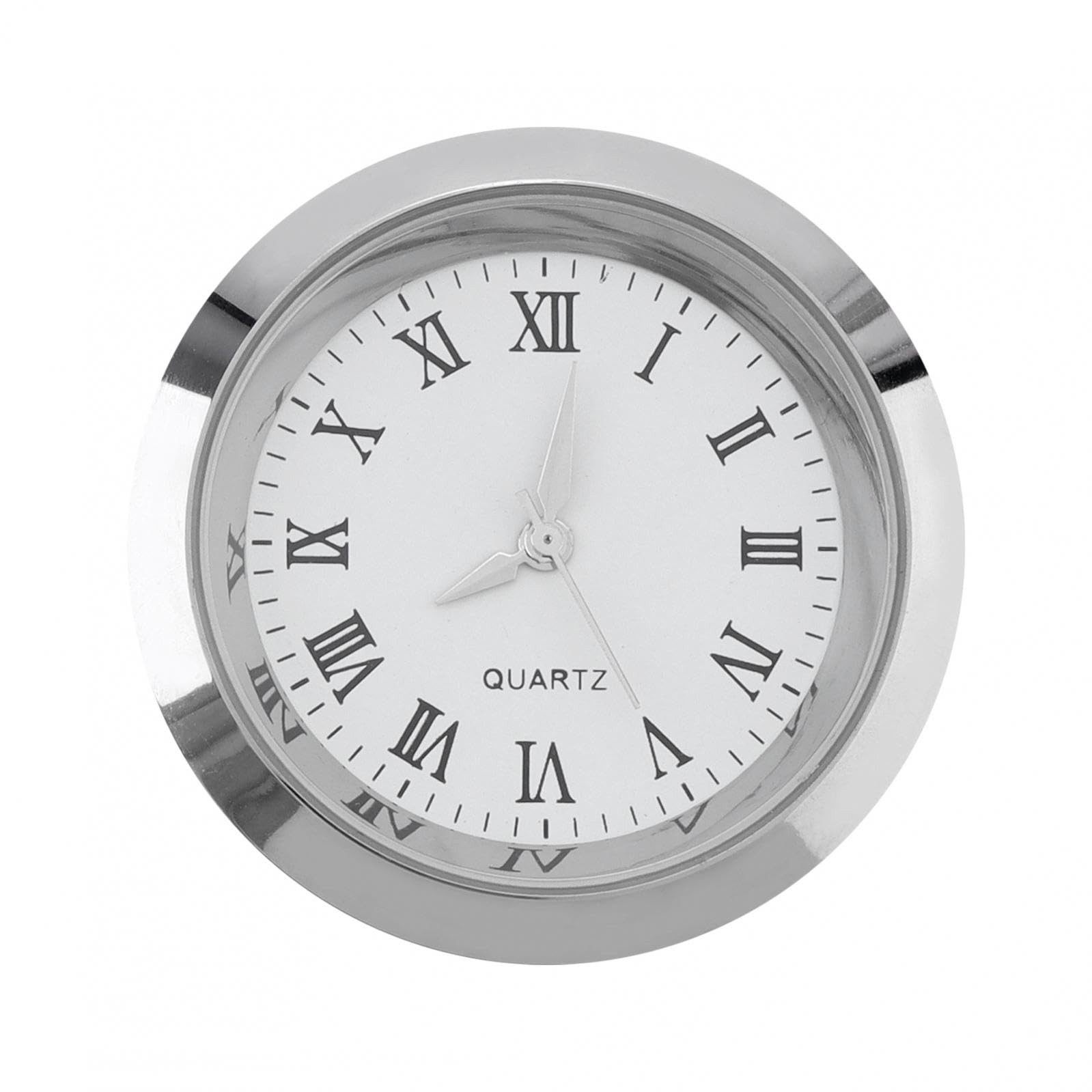 1-1/2 Inch (37 mm) Round mini Quartz Clock Insert Replacement Quartz Movement