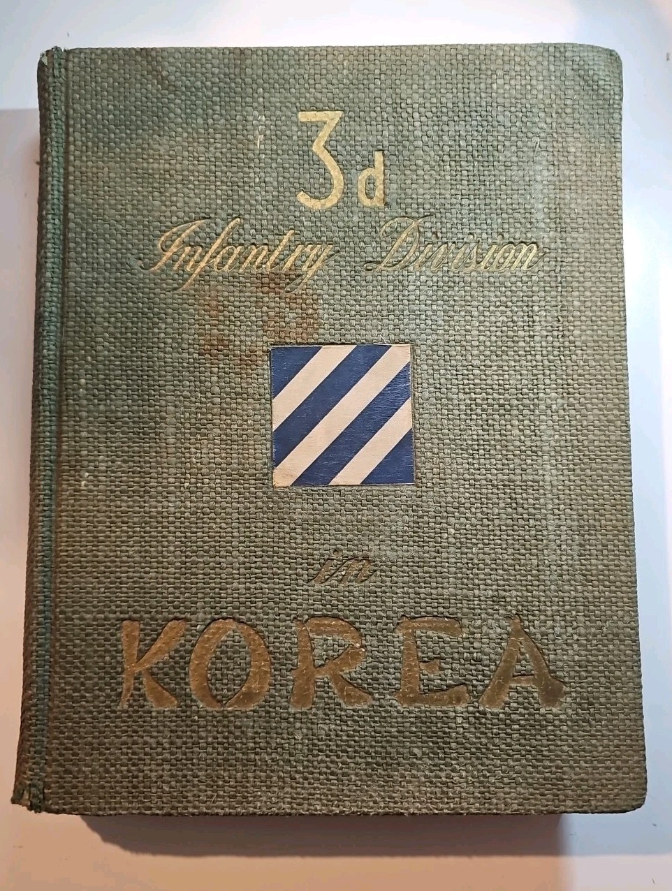 1953 US Army 3rd Inf. Division In Korea Book Some Pen Marks In Book Good Overall