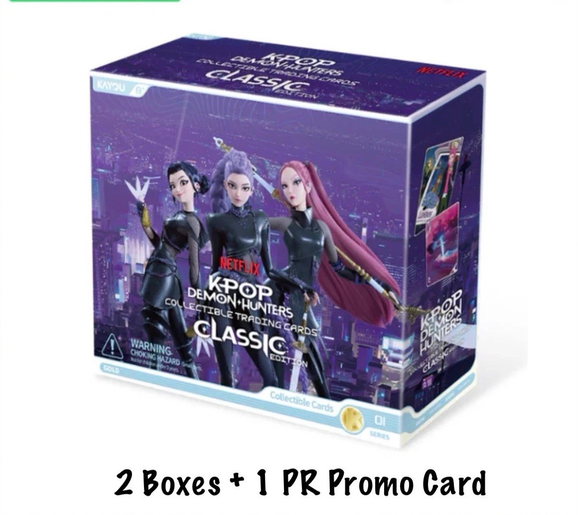 Kayou Kpop Demon Hunters Trading Card Box Netflix Classic Edition 2 BOX IN HAND