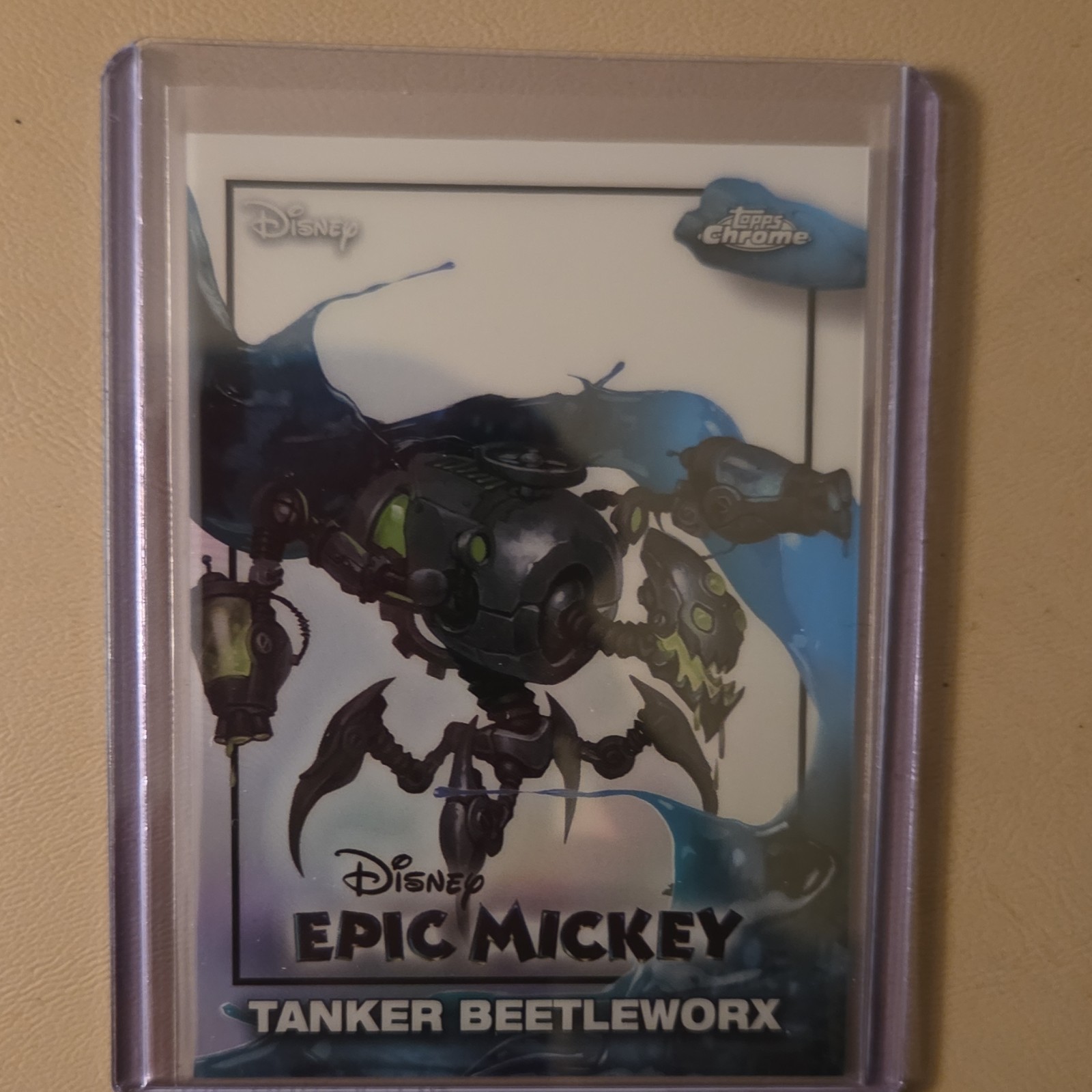 Topps 2026 Disney Epic Mickey Tanker Beetleworx EM-21 Chrome Trading Card