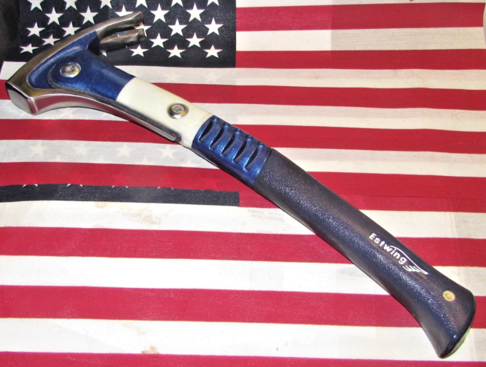 Rare Vintage Estwing 1st Generation 21 oz Weight Forward Framing Hammer 16″
